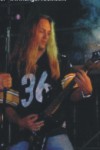Julian Angel shooting pyros from his guitar
